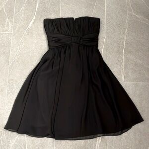 Beautiful strapless black A-line mini dress, sz 0 from Black House White Market